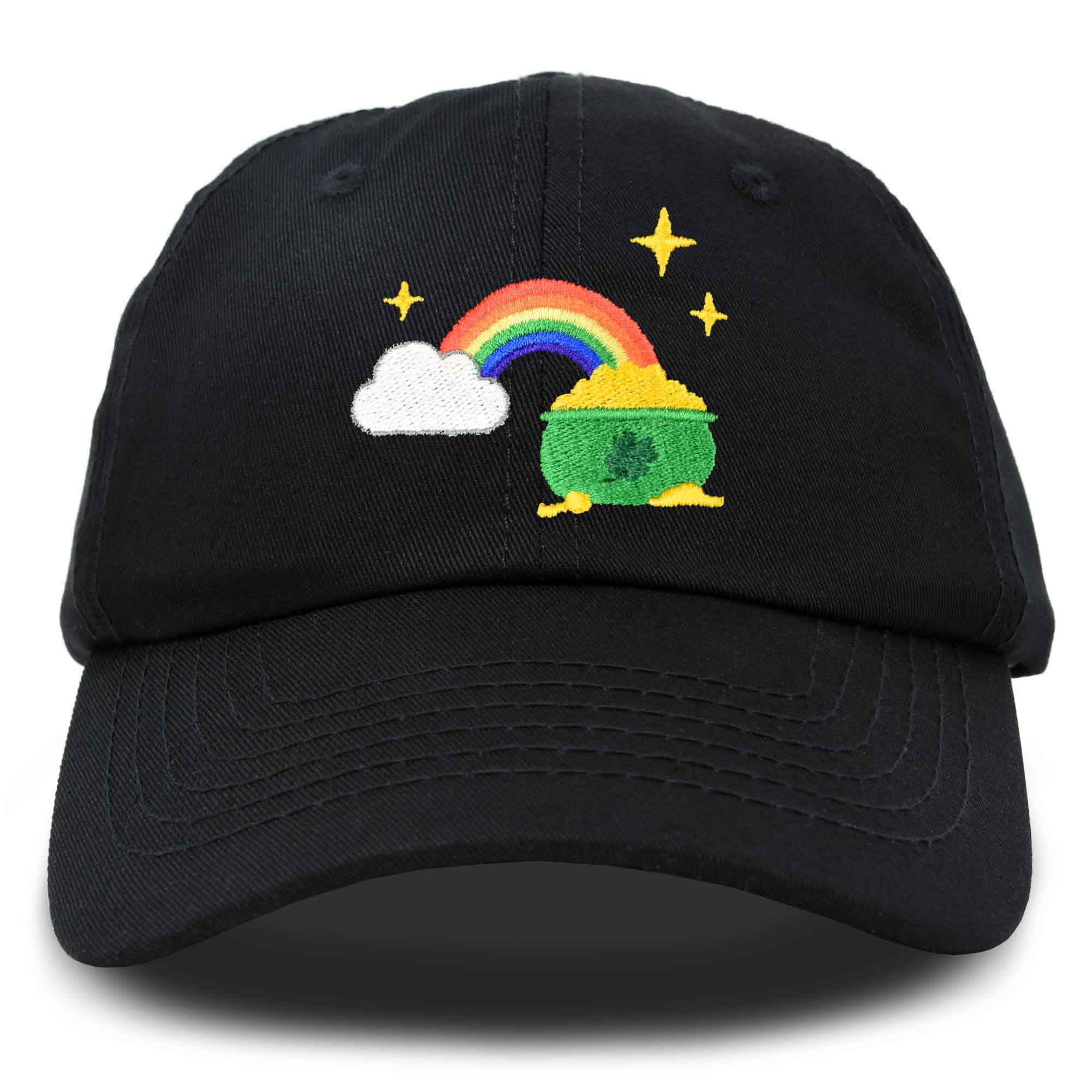 DALIX St. Patricks Pot of Gold Hat Womens Embroidered Baseball Cap in