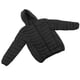 thumbnail image 4 of 19 Zone Chaqueta calefactora ajustada con capucha desmontable Chaqueta con capucha impermeable y transpirable para hombres y mujeres Negro XL, 4 of 10