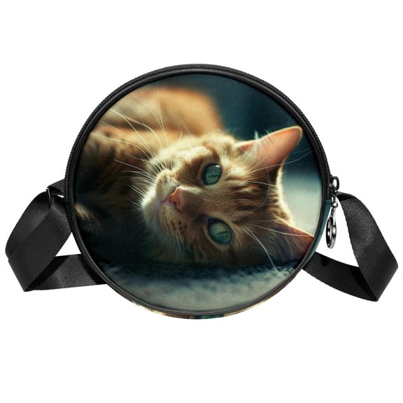ERJLKXP Cute Pet Cat Small Crossbody Bags for Women,Casual Travel Sling Bag,Over the Shoulder Cross Body Purses