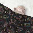 thumbnail image 2 of Rocae Colorful Game Controller for Pet Blanket Dog Blanket Cat Blanket Soft Sleep for Small Medium Pet-Small, 2 of 8