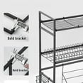 thumbnail image 5 of DODOING 2 Tier Dish Drying Rack, Kitchen Storager Multifunctional Display Stand Rack Holder Kitchen Utensil Holder Set Knife Holder Countertop Storage, 5 of 8