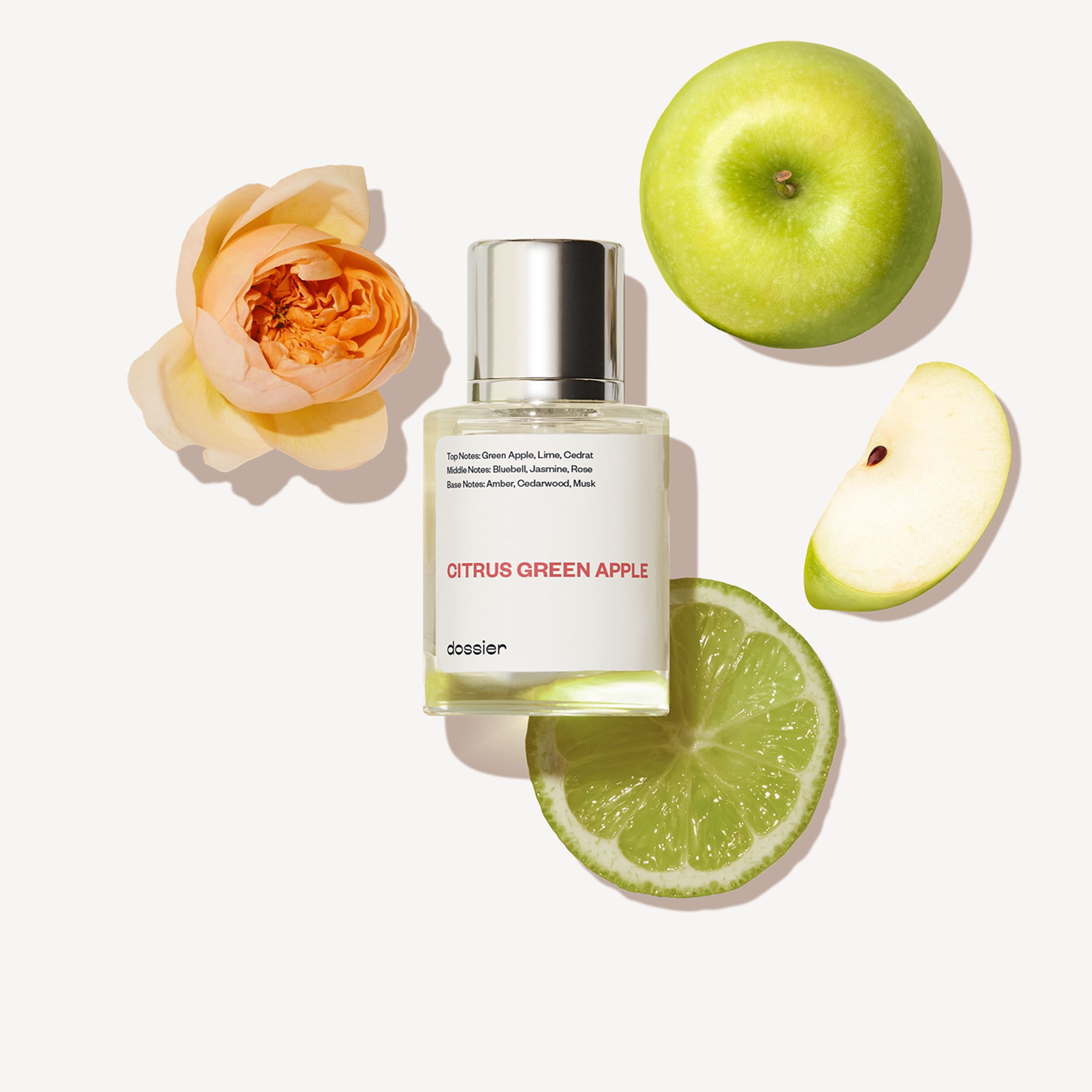 Dossier Citrus Green Apple Eau De Toilette, Inspired by D&Gs Light Blue, Perfume for Women, 1.7 oz