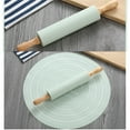 thumbnail image 2 of Silicone Pastry Mat with Measurement Non-Stick Pizza Cookies Rolling Pin Kids Food Making Baking Tools Bakery Accessories, 2 of 9