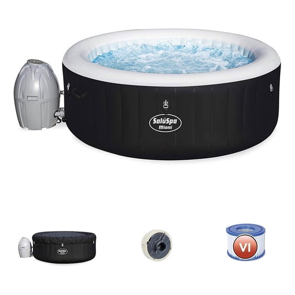 Alberca Jacuzzi Spa Hidromasaje Inflable 4 Personas Bestway Bestway 60002