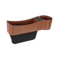 thumbnail image 1 of Relleno de huecos para asientos de coche, accesorios para automóviles, organizador de asientos de coche, caja de almacenamiento para huecos de asientos Marrón, 1 of 9
