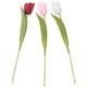 thumbnail image 3 of KAKOWELY 3 piezas de adornos de tulipanes realistas, tulipanes decorativos, tulipanes falsos, ramo de flores DIY, 3 of 4