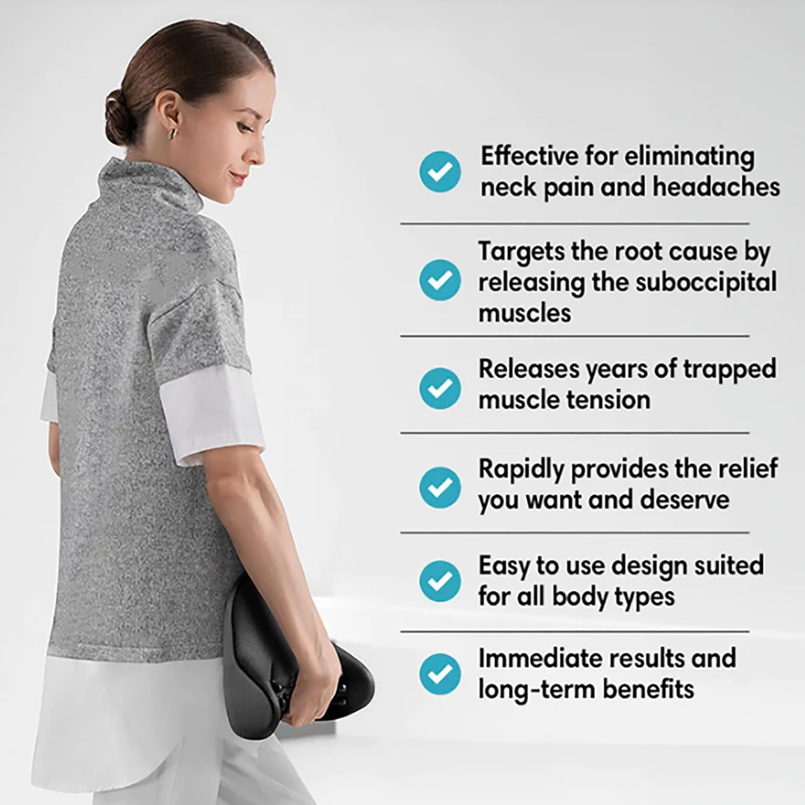 SUSHANG Neck Device NeckEase Suboccipital Release Tool Neck and