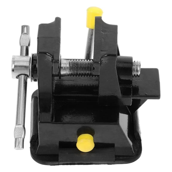 LEORX 1Pc High-density Metal Bench Vise for Woodworking Vice Workbench Portable Clamp Table Vise 2.67X2.48X2.48Inch
