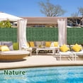 thumbnail image 6 of Jinyi Artificial Ivy Privacy Fence Screen 40"x118" UV-Anti Fake Leaves Plant Vine Ideal for Indoor Outdoor Garden Decor, 6 of 8