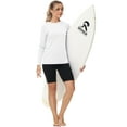 thumbnail image 4 of Weilanxin Women's UPF 50+ Sun Shirts Long Sleeve UV Protection Rash Guard Lightweight Quick Dry SPF Hiking Tops Outdoor White XL, 4 of 8