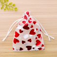 thumbnail image 4 of 100 piezas de bolsas de caramelos con forma de corazón, bolsas de organza para joyas, bolsas con cordón para embalaje de joyas, día de San Valentín, bodas, festividades, 4 of 4