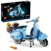 LEGO Icons Vespa 125 Scooter Model Building Kit, Iconic Vintage Italian Moped Model, Relaxing Build and Display Set for Adults, Makes a Great Mother's Day Gift for Mom or Home Dcor Piece, 10298