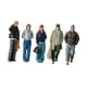 thumbnail image 5 of 5 Piezas Figuras Miniatura 1 64 Escala Figuras Decorativas de Resina para Maquetas Escénicas Adecuadas para Paisaje Ferroviario Decoración, 5 of 9