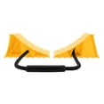 thumbnail image 1 of Camco Wheel Chock 44470 Yellow; With Rope And Handle; Hard Plastic; Double; Fits Tires Up To 26 Inch Diameter, 1 of 13