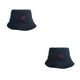 thumbnail image 1 of Jumpingount FÁCIL DE LLEVAR Gorra de pescador - Cabeza de moda TAMAÑO GRANDE Sombreros de cubo de gran tamaño Sombrero de pesca CÓMODO GRAN etiqueta roja negra XXL,1 2piezas, 1 of 6
