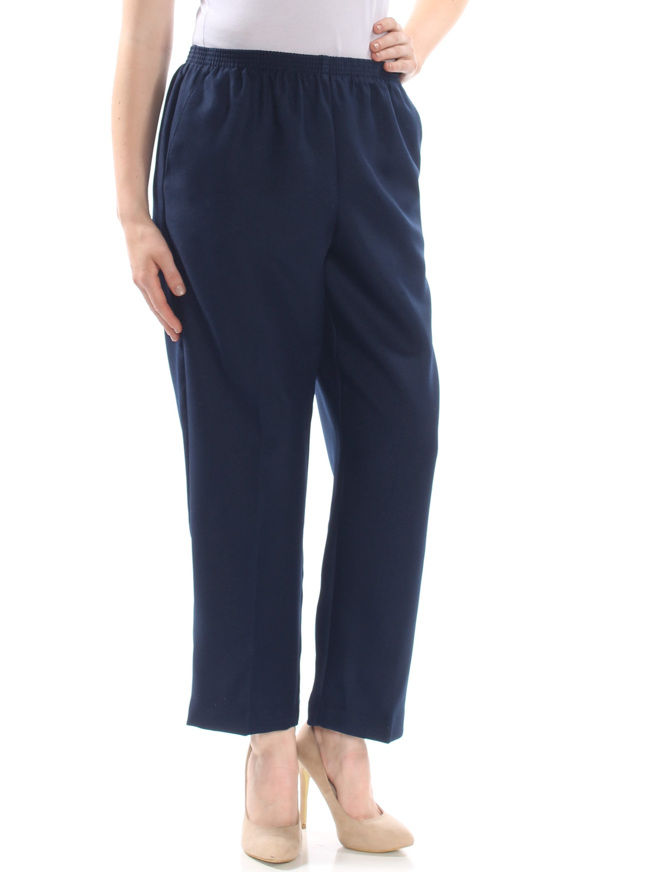 Alfred Dunner - ALFRED DUNNER Womens Blue Classics Pull On Pants Size ...
