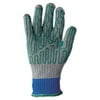 Whizard Silver Talon With Grip Pattern Gloves, X-S, Gray/Blue With Green Pattern | 1 Pack of 6 Each