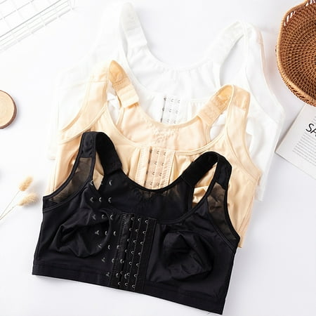 Itsame 1 Pack Everyday Casual Bra Set Womens Full Support Bra Comfortable Solid Color Wireless Comfort Bralette Black Size XL