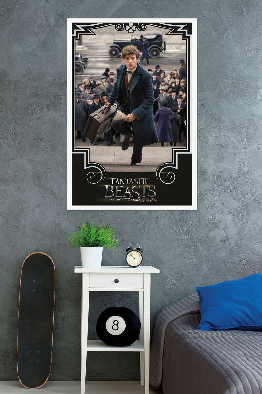 Fantastic Beasts And Where To Find Them - Newt Steps Wall Poster, 22.375" x 34", Framed