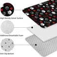 thumbnail image 5 of Paw Prints and Bones Bathroom Rugs Sets 3 Piece,Toilet Cover Set,Absorbent Non Slip Bathroom Mats Sets with U-Shaped Contour Rug Toilet Rug Set, 5 of 5