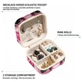 thumbnail image 2 of Pink Monkey Travel Portable Square Jewelry Display Necklace Organizer Storage Box, 2 of 6