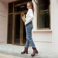 thumbnail image 3 of Hawkwell Women's Zipper Chunky Heel Ankle Booties, 3 of 5