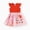Light Red, variant on Peppa Pig Girls Dress Flutter Sleeve Cartoon Graphic Dress Summer Casual Party Kids Outfit Pink Sizes 5-6Y
