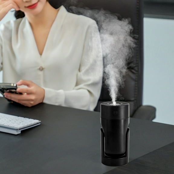 Vikakiooze 2023 Promotion on sale, Humidifiers, Mini Humidifier With Adjust-able Angle, 260ml Water Tank Small Humidifier U Powered, 7 Color LED For Bedroom Home Office