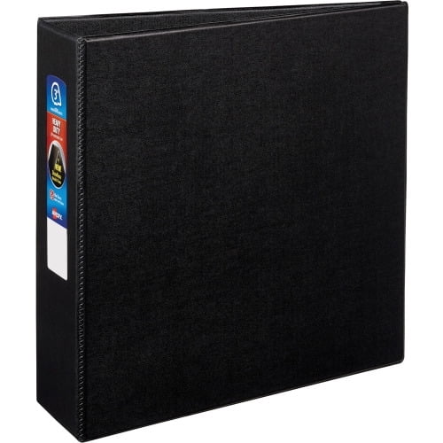 Avery 3 3' Binder Capacity - Letter - 8 1/2' x 11' Sheet Size - 670 Sheet Capacity - 3 x D-Ring Fastener(s) - 4 Internal Pocket(s) - Chipboard, Poly - Recycled - Locking Ring, Gap-free Ring, Locking