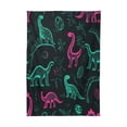 thumbnail image 2 of 54x54 Inch Tablecloth Polyester Square Tablecloth for Home Kitchen Dinner Decor Cute Green Dinosaurs, 2 of 9