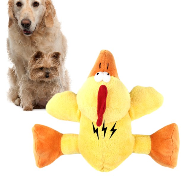 Dog Chew Toy Creative Interactive Duck Chicken Design Pet Bite Toy Pet Sound Toy