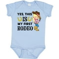 thumbnail image 3 of Inktastic Yes, This is My First Rodeo- Cowgirl in Hat and Boots Girls Baby Bodysuit, 3 of 5