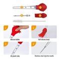 thumbnail image 3 of Professional Turkey Baster Kit, Commercial Grade Silicone Bulb With Marinade Injector For Barbecue, Baking, And Roasting (Kitchen Tool), 3 of 8