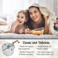 thumbnail image 5 of Original Whirley Pop Popcorn Maker - 6 Quart Stovetop Popcorn Popper With Four Popping Kits, Aluminum Popcorn Pot With Metal Gears, Wabash Valley Farms Stove Top Popcorn Maker, Popcorn Pan (Silver), 5 of 7