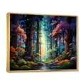thumbnail image 2 of Designart "Redwood Tree captivate Forest" Tree Redwood Floater Framed Canvas Art Print, 2 of 7