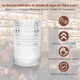 thumbnail image 3 of juego de vasos de vidrio，Vasos de vidrio clásico para beber, vasos de agua de 15 onzas, juego de 12 unidades, vasos de vidrio grueso, para cóctel, whisky, vino, cerveza, zumo (12 unidades）, 3 of 16