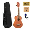 thumbnail image 1 of Oscar Schmidt OU2 Concert All Mahogany Ukulele, Soft Case Bundle, 1 of 2