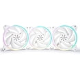 thumbnail image 4 of Kit 3 Ventiladores Gamer IN WIN SIRIUS PURE ASP120 120mm RGB Blanco ASP120FAN-3PK, 4 of 6