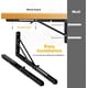 thumbnail image 4 of Soporte plegable de pared CHAO negro 350 mm 2 piezas, 4 of 5