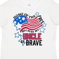 thumbnail image 4 of Inktastic Home of the Free Because My Uncle is Brave Boys or Girls Toddler T-Shirt, 4 of 5