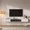 White-47", variant on FloatiCasa 55'' Floating TV Stand with IR-Friendly Glass Door, High Gloss Modern Wall Mounted Media Console Center with 3 Cabinets for Living Room Bedroom, Faux Marble White