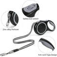 thumbnail image 6 of 3m Retractable Dog Leash Leash Small Medium Large Dogs 20kg 360 Heavy Duty Reflective Nylon Webbing Non Slip Handle One Hand Brake Pause Lock, 6 of 9