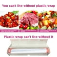 RXMEKW Storage for Plastic Wrap and Foil Plastic Wrap Cutter Household