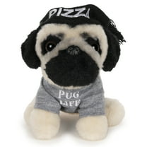 GUND Doug the Pug Pizza Hat Plush Stuffed Animal Dog, 5"