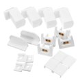 thumbnail image 1 of Support de Rail de Tête pour Stores Verticaux Clips de Remplacement Diy Amateurs 18 Pcs Cuivre, 1 of 5