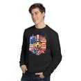 thumbnail image 3 of Patriotic Golden Retriever Celebrates 4th of July Sweatshirt Unisex Merch Goldens Dog Lover Gifts Idea - 02009, 3 of 6