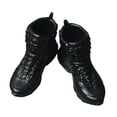 thumbnail image 1 of Zapatos para figuras de acción masculinas a escala 1/12, zapatos para figuras en miniatura, moda para vestidos de 6 pulgadas Negro, 1 of 9