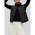 thumbnail image 6 of New Women Sleeveless Puffer Vest Warm Lightweight Solid Color Zipper Quilted Jacket Autumn Winter Outerwear, 6 of 9