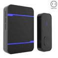 thumbnail image 3 of CAROOTU 300M 5 Volume Wireless Doorbell Transmitter+Receiver Home Door Bell Set with 55 Ringtones, 3 of 7