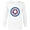 White, variant on Captain America Symbol of Truth Sam Wilson Shield - Long Sleeve T-Shirt for Men - Customized-Royal